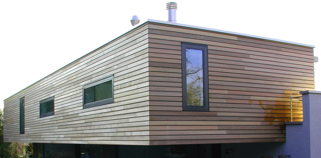 Fassadenschalung aus Zedernholz